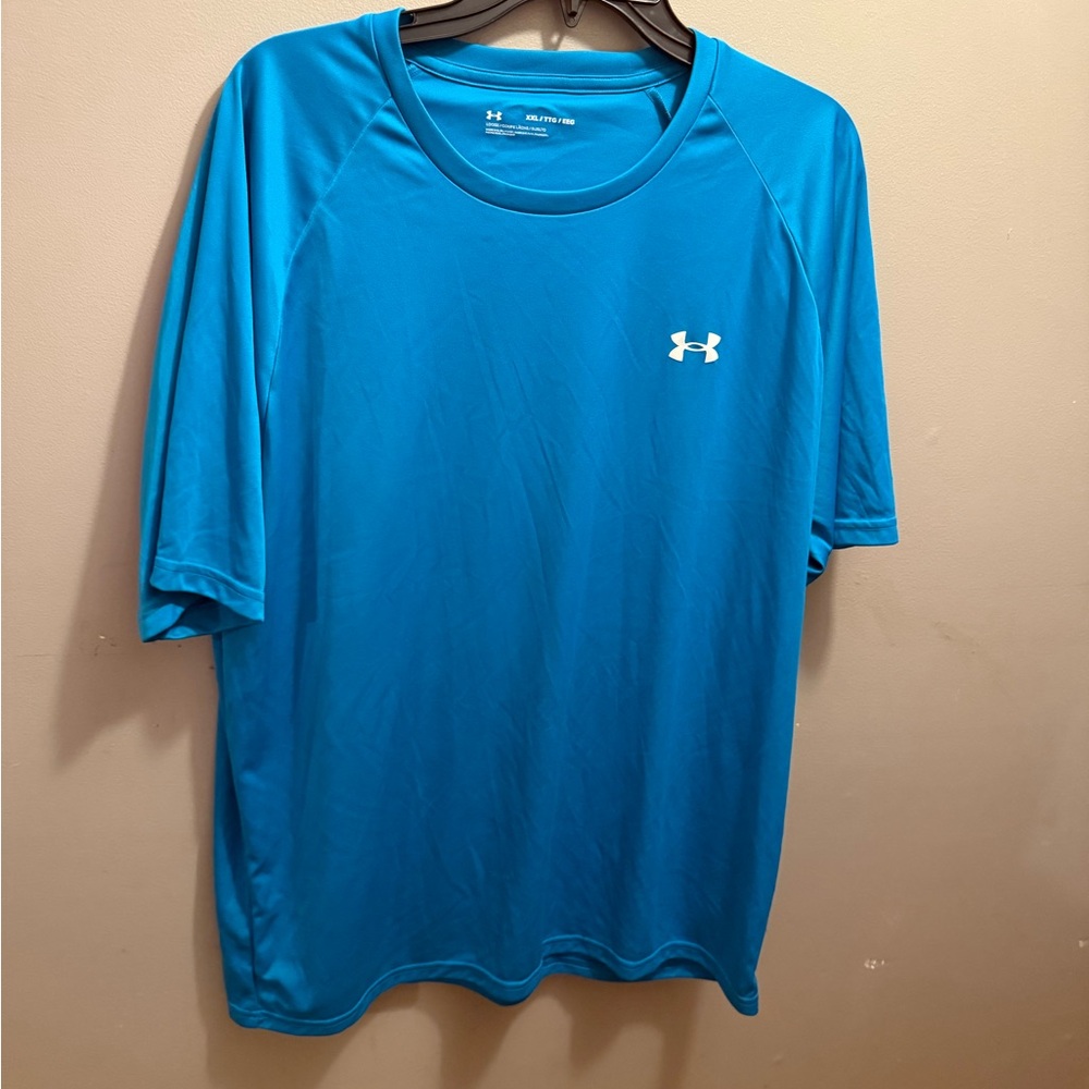 Under Armour Men's Bright Blue Short Sleeve Tee
